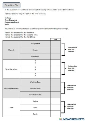 National 5 Practise Question 5b
