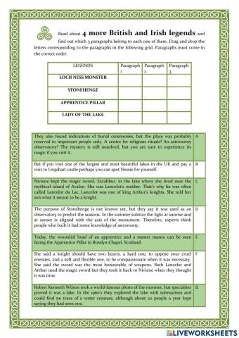 British and Irish legends II