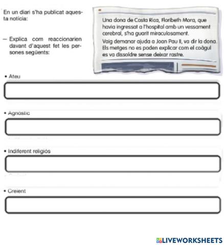 Ls opcions religioses