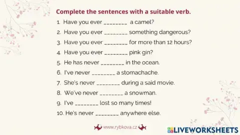 Present perfect 1 (p.6)