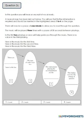 National 5 Practise Question 2c