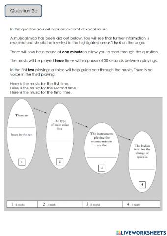 National 5 Practise Question 2c