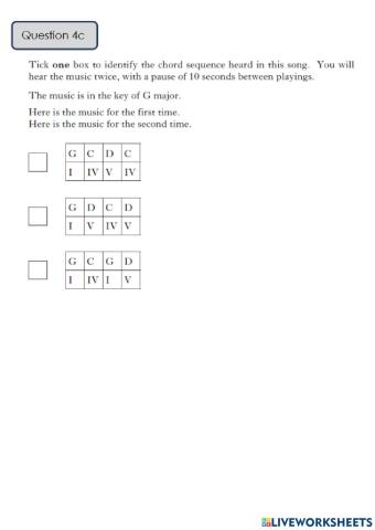 National 5 Practise Question 4c