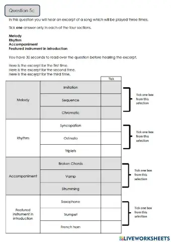 National 5 Practise Question 5c