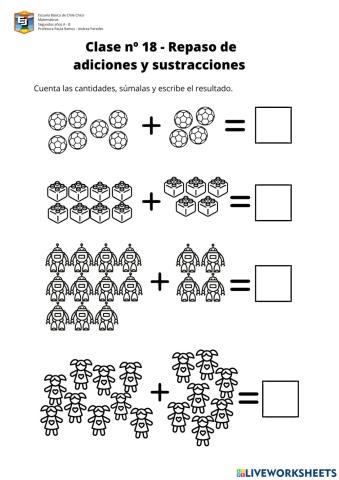 Repaso suma y resta