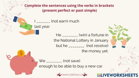 Past vs present perfect situations 5 (p. 17)