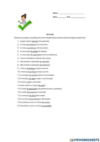 Complemento ou adjunto?