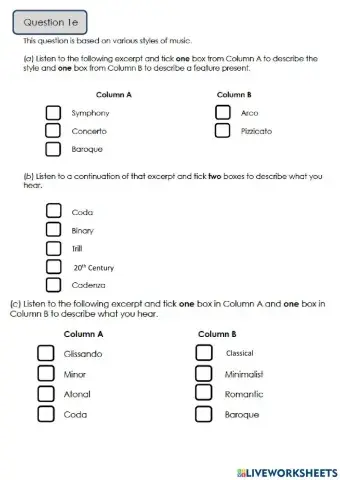 National 5 Practise Question 1e