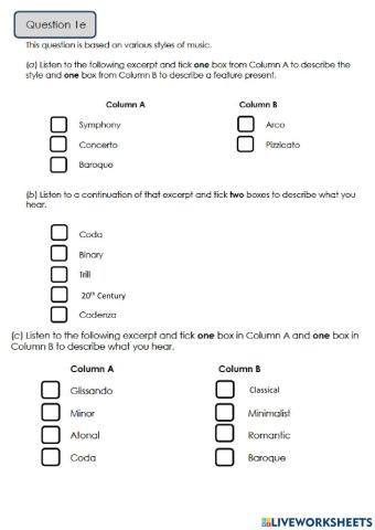 National 5 Practise Question 1e