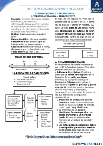 Literatura del renacimiento español