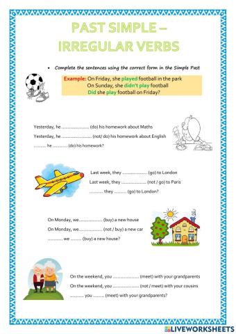 Irregular verbs - Past Simple