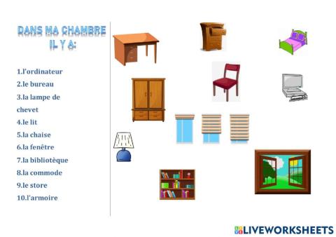 Dans ma chambre