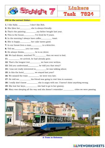 Spotlight 7 Task 7824