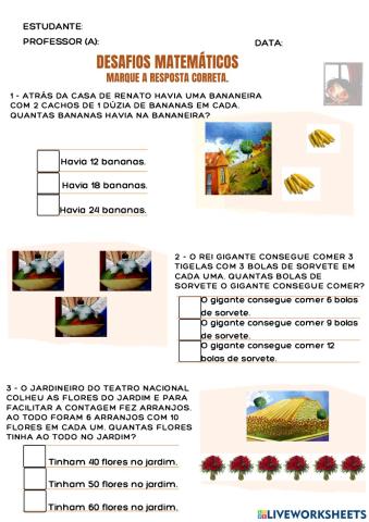 Desafios matemáticos - O menino que descobriu Brasília