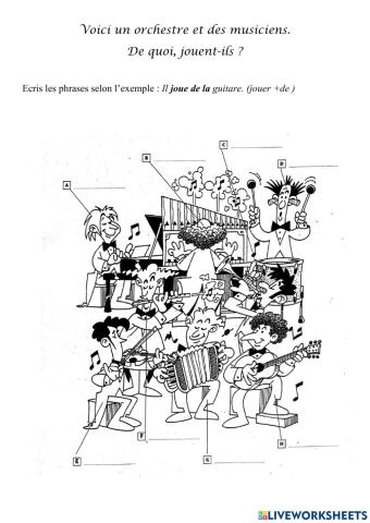 La musique - les instruments