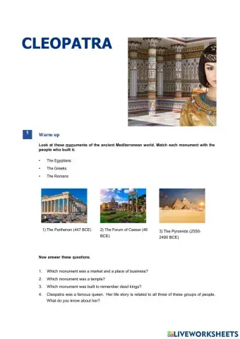 Cleopatra - listening