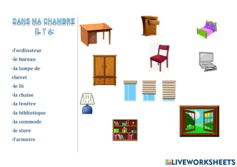 Dans ma chambre