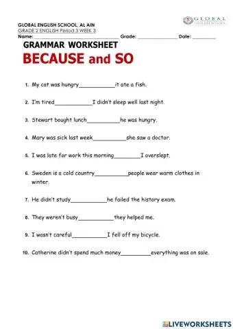 English Conjunctions