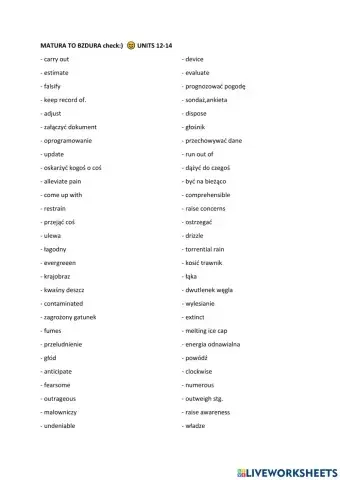 Matura to bzdura 12-14