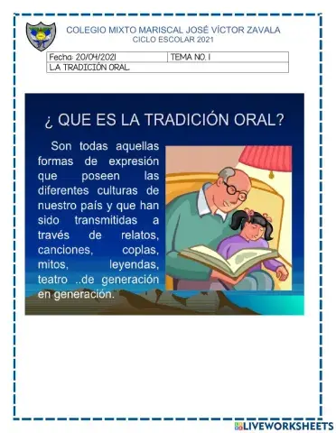 Tradicion oral