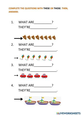 What are these-those?