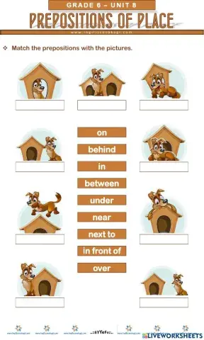 Prepositions of Place