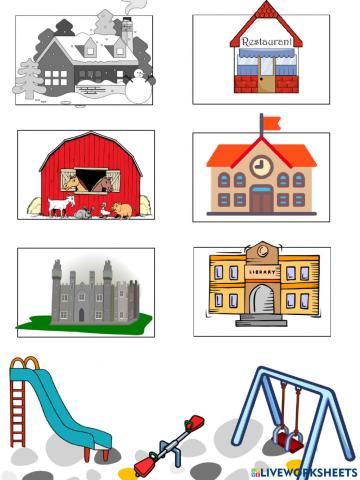 Locations with there is- there are