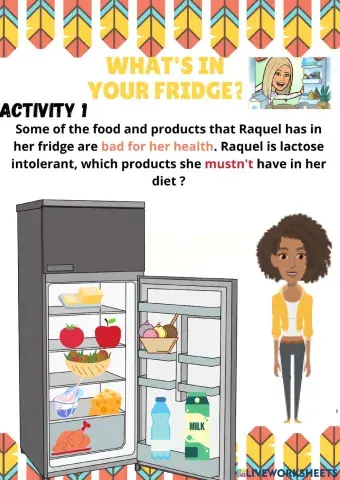 Diets must and mustn't