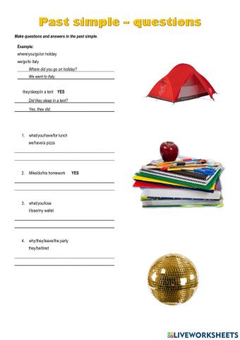 Past simple questions