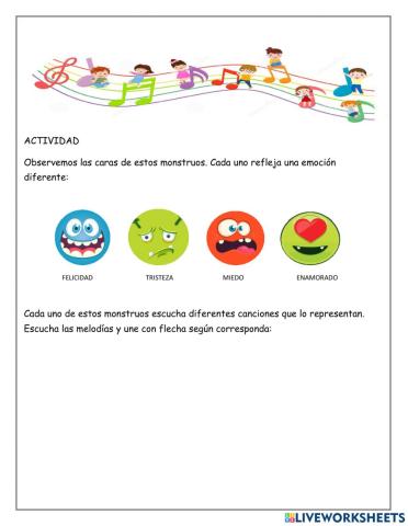 Las emociones en la musica