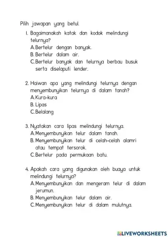 Unit 3 kemadirian spesies