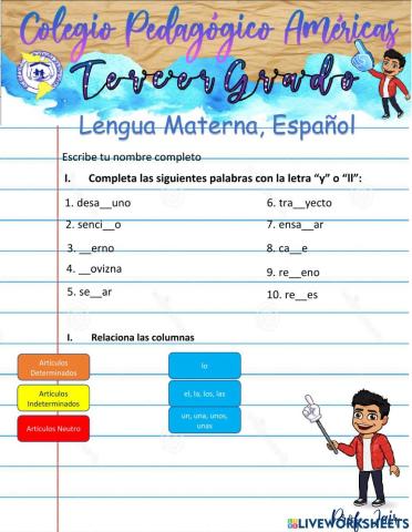Examen Español 3o 3er Trimestre