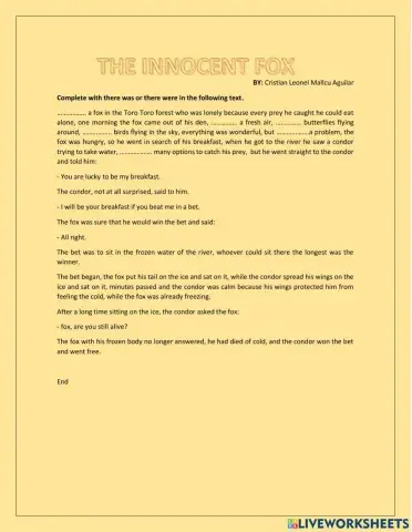 there was and there were