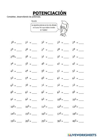 Potenciacion