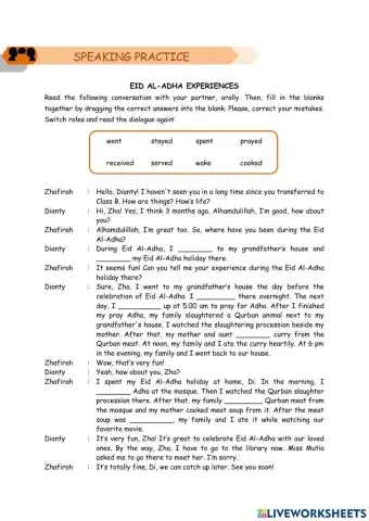 Eid Al-Adha Experiences