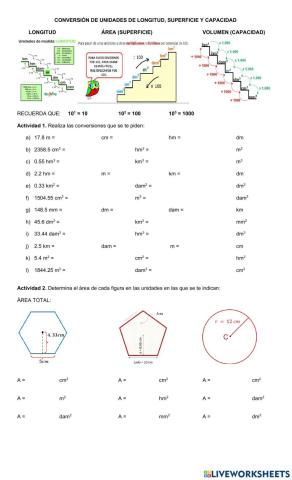 Conversión de unidades