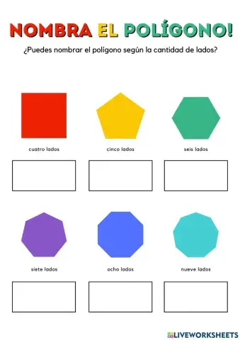 Nombra el polígono