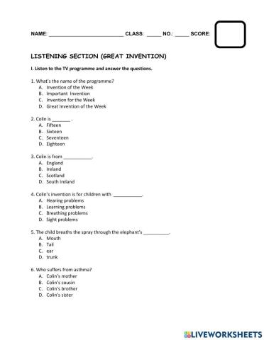 Great Invention: Listening