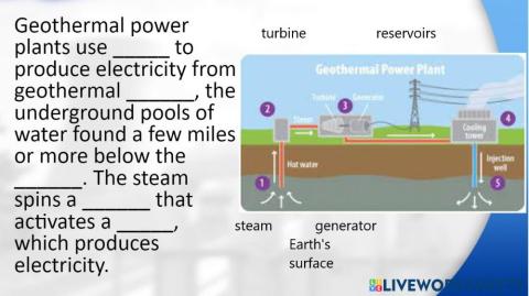 Generating electricity from geothermal energy