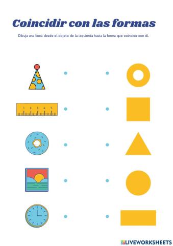 Coincidir con las formas