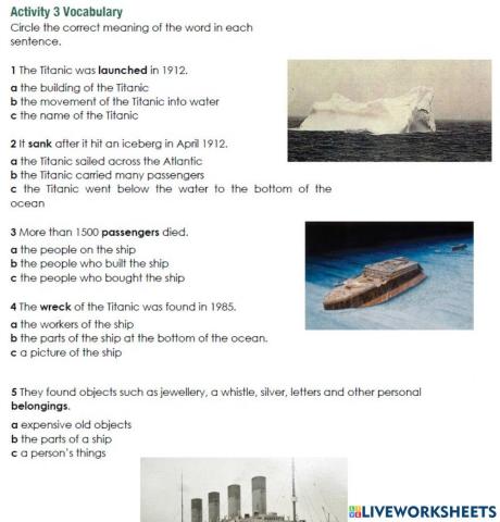 Access 8 - Unit 8 - Lesson 1 - Act 3