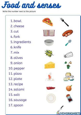 Food and senses
