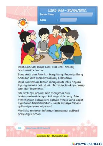 PJJ Kelas 3 20-04-2021