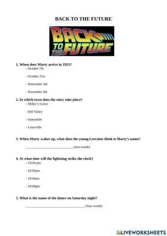 Back to the future 1