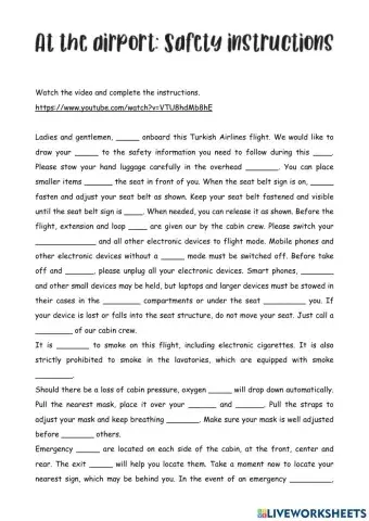 Airport conversation