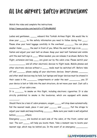 Airport conversation