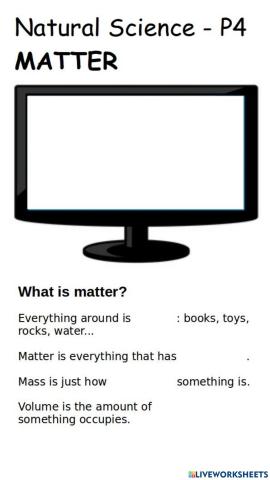 What is matter?
