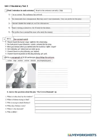 FF5 Unit 2 Vocabulary Test