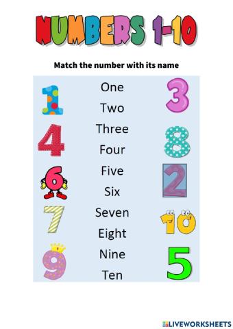 Numbers 1-10