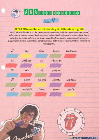 Análisis gramatical online 4